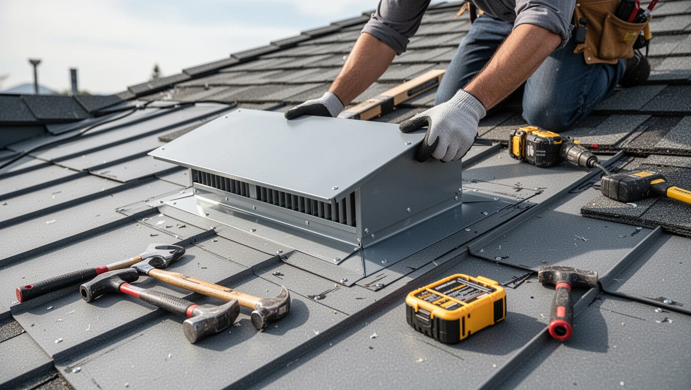 Ridge Vent Installation